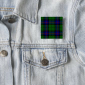 Armstrong Tartan blau und grün kariert Button (Beispiel)
