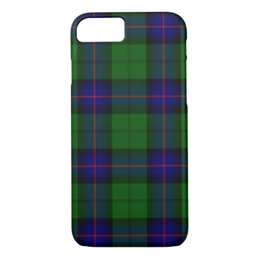 Armstrong Tartan blau und grün kariert Case-Mate iPhone Hülle (Rückseite)