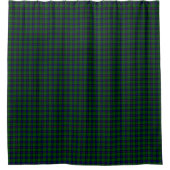 Armstrong Tartan blau und grün kariert Duschvorhang (Vorderseite)