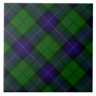 Armstrong Tartan blau und grün kariert Fliese