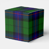 Armstrong Tartan blau und grün kariert Geschenkschachtel (Rückseite)