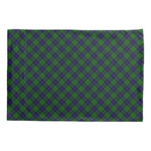 Armstrong Tartan blau und grün kariert Kissenbezug