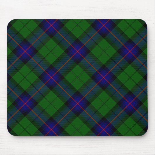 Armstrong Tartan blau und grün kariert Mousepad (Vorne)