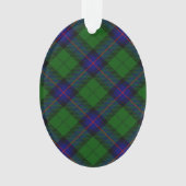 Armstrong Tartan blau und grün kariert Ornament (Vorderseite)