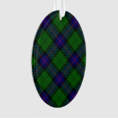 Armstrong Tartan blau und grün kariert Ornament (Vorderseite)