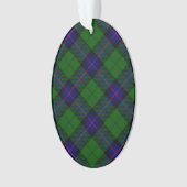 Armstrong Tartan blau und grün kariert Ornament (Vorderseite)