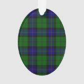 Armstrong Tartan blau und grün kariert Ornament (Rückseite)