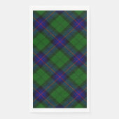 Armstrong Tartan blau und grün kariert Serviette (Vorderseite)