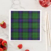 Armstrong Tartan blau und grün kariert Serviette (Beispiel)