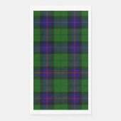 Armstrong Tartan blau und grün kariert Serviette (Vorderseite)