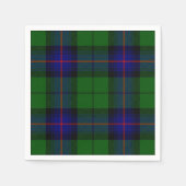 Armstrong Tartan blau und grün kariert Serviette (Vorderseite)