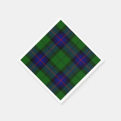 Armstrong Tartan blau und grün kariert Serviette (Ecke)