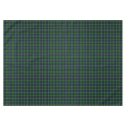 Armstrong Tartan blau und grün kariert Tischdecke (Vorderseite (Horizontal))