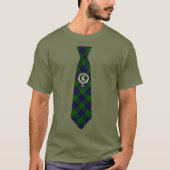 Armstrong Tartan Necktie T-Shirt w/Badge (Vorderseite)