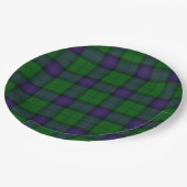 Armstrong Tartan Pappteller (Schrägansicht)