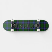 Armstrong Tartan Scottish Kariert Pattern Skateboard (Horizontal)