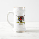 Armstrong Wappen Abzeichen Bierglas (Links)