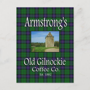 Armstrongs Old Gilnockie Coffee Co. Postkarte