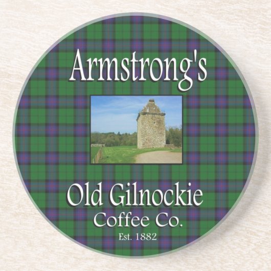 Armstrong's Old Gilnockie Coffee Co. Untersetzer (Vorne)