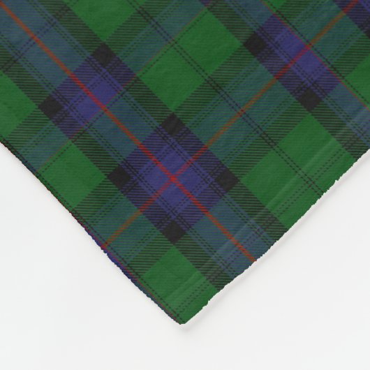 Armstrongtartan-Fleece-Decke Fleecedecke (Ecke)