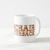 ArmStuhlQuarterback Football Typografie Kaffeetasse (VorderseiteRechts)