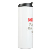 Armut ist die grausamste Form des Hasses - Armut q Thermosbecher (Nach links gedreht)