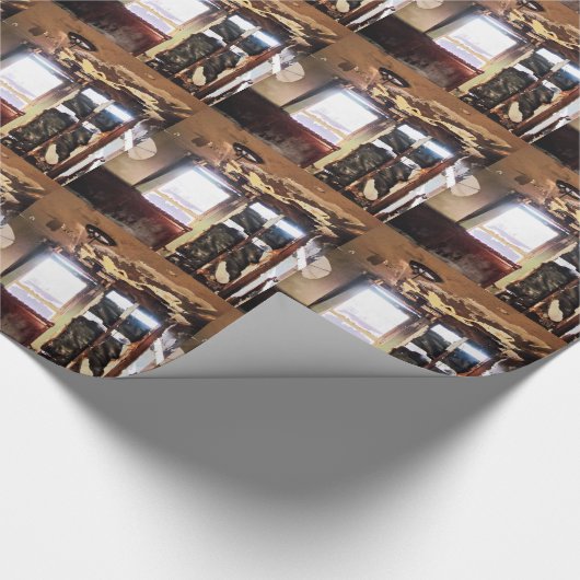 Armutsfenster Geschenkpapier (Ecke)