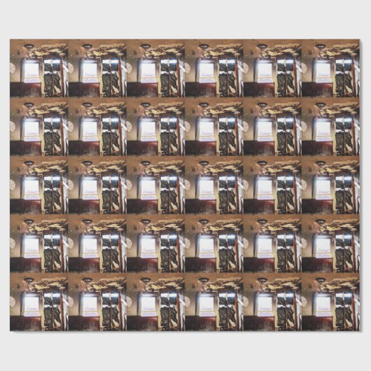 Armutsfenster Geschenkpapier (Flach)