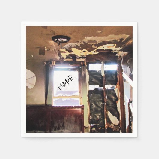 Armutsfenster Serviette (Vorderseite)