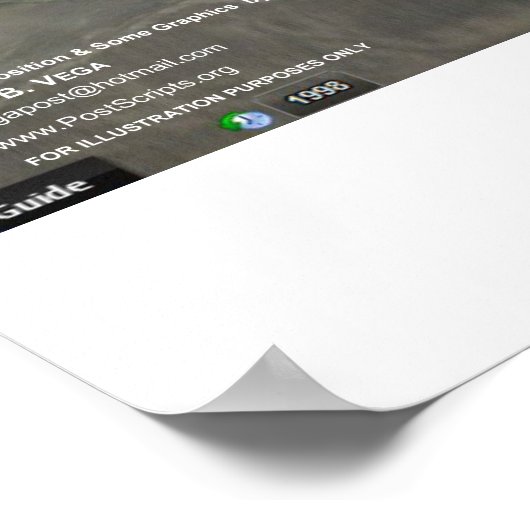 Armutsgrenze kosmische Angleichung Poster (Ecke)