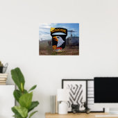 Army 101. ABN Div Screaming Eagles Patch Poster (Heimbüro)