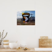 Army 101. ABN Div Screaming Eagles Patch Poster (Küche)
