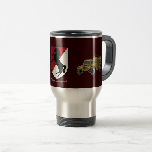 Army 11. Rüstungsregiment Reisebecher (VorderseiteRechts)