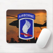 Army 173. ABN BDE Im Flugzeug Brigade Vets Mousepad (Mit Mouse)
