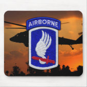 Army 173. ABN BDE Im Flugzeug Brigade Vets Mousepad (Vorne)