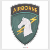 Army 1. Special Ops Delta Force Contour Sticker (Blatt)