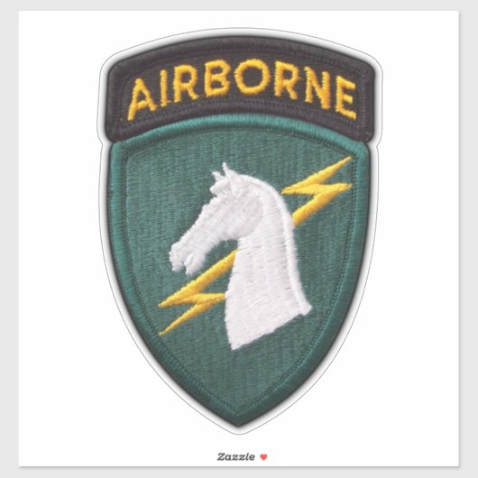 Army 1. Special Ops Delta Force Contour Sticker (Blatt)