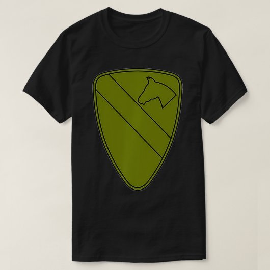 Army 1st Cavalry Division O T-Shirt (Design vorne)