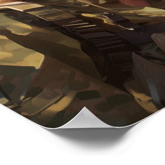 ARMY 21 Poster - Zeigt eure Unterstützung für die (Ecke)