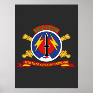 Army - 56th Field Artillery Command Poster