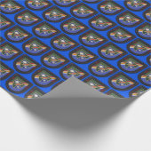 Army 75. Im Flugzeug Ranger Regiment Fort Benning Geschenkpapier (Ecke)