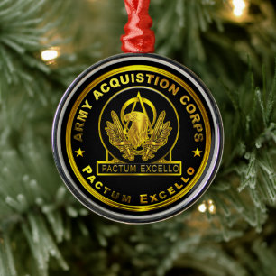 Army Acquisition Corps Ornament Aus Metall
