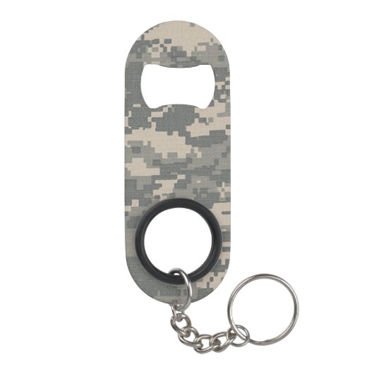 ARMY ACU Camo Mini Bottle Cap Opener Keychain Schlüsselanhänger Flaschenöffner (Rückseite)