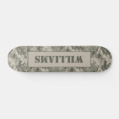 ARMY ACU Camoflauge Digital Old School Skateboard (Horizontal)