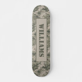 ARMY ACU Camoflauge Digital Old School Skateboard (Vorne)