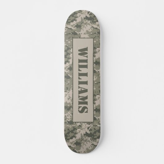 ARMY ACU Camoflauge Digitale Camouflage Mini-Skate Skateboard (Vorne)
