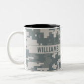 Army ACU Camouflage individuell anpassbar Zweifarbige Tasse (Links)