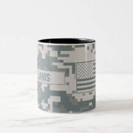 Army ACU Camouflage individuell anpassbar Zweifarbige Tasse