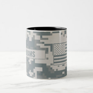 Army ACU Camouflage individuell anpassbar Zweifarbige Tasse
