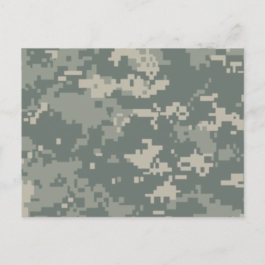 Army ACU Camouflage Postkarte (Vorderseite)